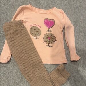 Carter's Tan Pajama Set